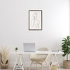 Stupell Industries Minimal Woman Line Drawing Black Framed Giclee Art - 2 of 4