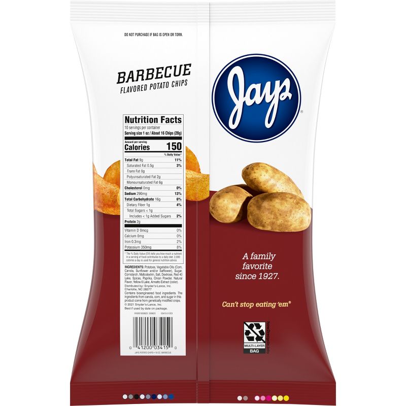 Jays Potato Chips BBQ - 10oz, 2 of 7