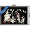 Trends International The Nightmare Before Christmas - Everybody Scream Framed Wall Poster Prints - 3 of 4