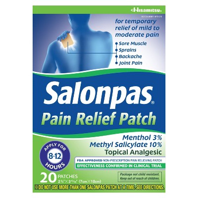 Salonpas Pain Relief Patch - 20ct