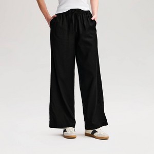 Women's High-Rise Linen Pull-On Wide Leg Pants - Universal Thread™ : Target