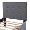 NicBex Twin Size Linen Upholstered Platform Bed with 2 Drawers for Adults/Boys/Girls,Gray - 4 of 4