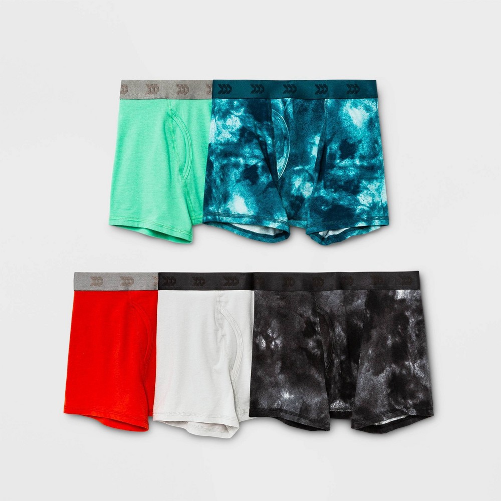 Boys' 5pk Boxer Briefs - All in Motion XL, One Color