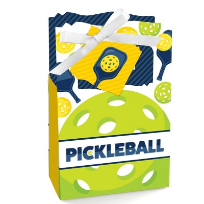 Big Dot of Happiness Let’s Rally - Pickleball - Birthday or Retirement Party Favor Boxes - Set of 12