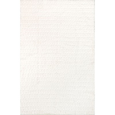 Nuloom Nia Cozy Plush Tile Faux Rabbit Pet Friendly Premium Machine Washable Area Rug