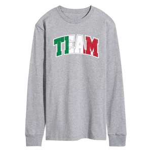 Men's - Instant Message - Team Italy Long Sleeve Graphic T-Shirt - 1 of 4