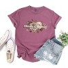 Simply Sage Market Women's Hustle and Bloom Short Sleeve Garment Dyed Tee - 2 of 4