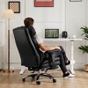 Grungis Ergonomic Office Chair with Footrest & Lumbar Support,PU Leather  Computer Chair with Swivel Wheels for Adult,Student - 2 of 4
