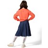 Memoi Girls Cargo Sleeve Cotton Rich Bomber Style Long Sleeve T-Shirt - 3 of 4