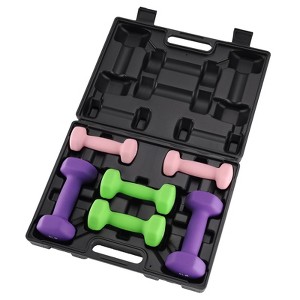 Dumbbell Set for Women and Men, Neoprene Dumbbell Free Hand Weight Set for Home Gym, Packed In Pairs - 1 of 4