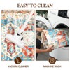 Washable Area Rug - Large Rugs for Living Room, Stain Resistant Carpet, Vintage Rugs for Bedroom, Non Slip Backing, Home Decor Floor Decoration Mat - 2 of 4
