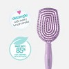Conair Scalp Care Flexi Head Paddle Detangling Hair Brush - All Hair - Purple - 3 of 4