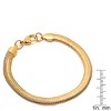 Steeltime 16" 18kt gold plated stainless steel bracelet/necklace set - 3 of 4