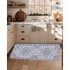 Vintage Distressed Medallion Rug, Washable, Non-Slip Boho Floral Carpet for Living Room, Bedroom, Dining Room - 3 of 4