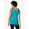 Woman Within Plus Size Rib Knit Tank - 3 of 4