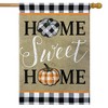 Home Sweet Home Pumpkins Burlap Fall House Flag 28" x 40" Briarwood Lane - 2 of 4