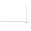 EVERLY JEWELRY | 10K White Gold 1mm Tube Design Stations On 0.9mm Cable Chain Necklace, 17 inc - 2 of 4