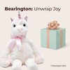 Bearington Fantasy The White & Pink Plush Unicorn, 16 Inch Unicorn Stuffed Animal - 4 of 4