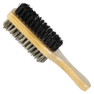 Unique Bargains Men's Dual Side Beard Bristle Hair Brush 1 Pc - 1 of 4