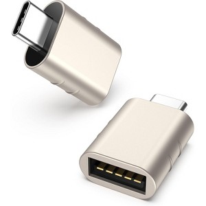 Syntech USB C to USB Adapter Pack of 2 USB C Male to USB 3.0 Female Adapter Compatible With Type C Devices - 1 of 4