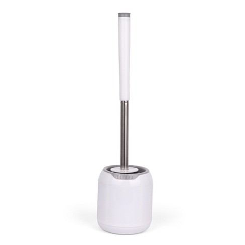 Silicone Bristles Toilet Brush And Holder Set With Tweezers