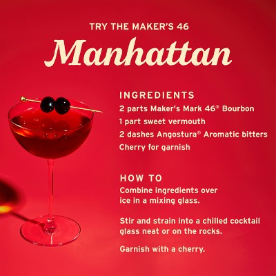 Maker's Mark 46 Bourbon Whisky - 750ml Bottle