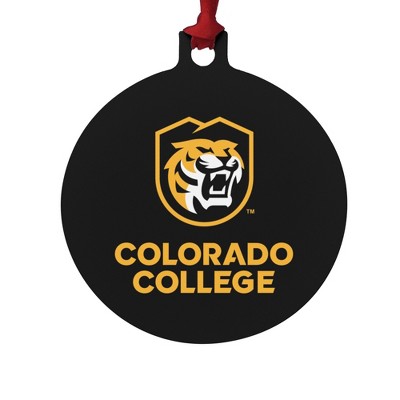 Colorado College Tigers Logo Aluminum Holiday Christmas Tree Ornament