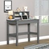 Logan Writing Desk Gray - Acme Furniture - 4 of 4