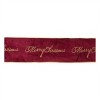 Embroidered Merry Christmas Wired Ribbon 4" x 5 Yds. - 2 of 3