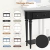 Bella Depot Retro 59.8" Console Table with 3 Drawers and Open Shelf - 4 of 4