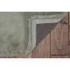 HomeStock Maven Faux Rabbit Pl Green 5x7, Hand Tufted, Transitional - 4 of 4