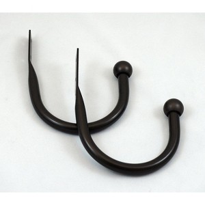 Set of 2 Urbanest Steel Drapery Holdbacks - 5 Finishes - 1 of 1