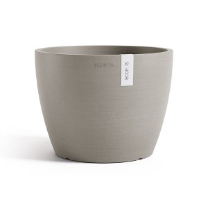 Ecopots Stockholm Durable Modern Round Indoor/Outdoor Recycled-Based Composite Flower Pot Planter - 1 of 4
