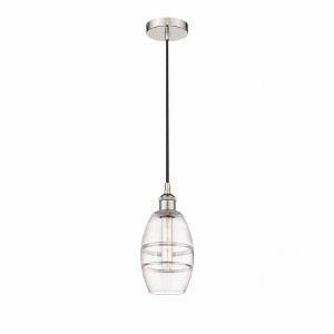 Vaz - 1 Light Cord Hung Mini Pendant In Industrial Style-8.13 Inches Tall and 5.88 Inches Wide - 1 of 1