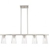 Livex Lighting Cityview 5 - Light Chandelier in  Brushed Nickel - 4 of 4