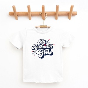 The Juniper Shop All American Girl Toddler Short Sleeve Tee - 1 of 2