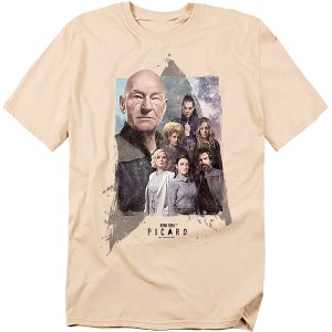 Men's Star Trek Picard Group Poster T-Shirt - 1 of 4