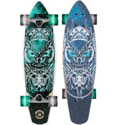 28" Cruiser Skateboard for Kids, Teens & Adults – Lightweight Maple Deck with Smooth 62mm PU Wheels – Madd Gear