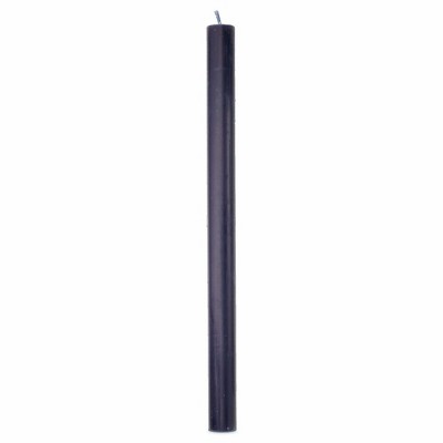 TAG Color Studio 12" Straight Taper Unscented Smokeless Paraffin Wax Candle Navy, Burn Time 12 hrs. Sold In Units of 1