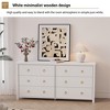 3/6/7 Drawer Dresser - Extra Deep Wooden Storage for Bedroom, Nursery & Living Room - 4 of 4