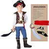 Joyfy Boys Halloween Pirate Captain Costume, Kids Pirate Costume Set for Toddler Halloween DressUp Cosplay Party Decor - 2 of 4