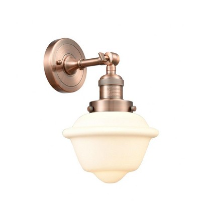 Oxford - 1 Light Wall Sconce In Traditional Style-12 Inches Tall and 7.5 Inches Wide