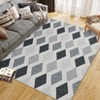 Area Rugs for Living Room Washable Floral Stain Resistant Rug Non-Slip for Bedroom Backing Rugs - 3 of 4