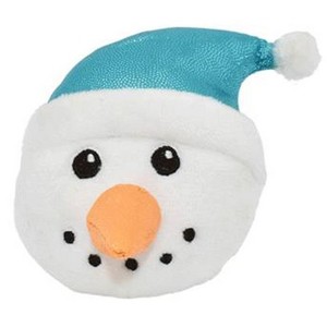 MULTIPET Holiday Pull & Vibrate Plush Cat Toy - Snowman - 1 of 1