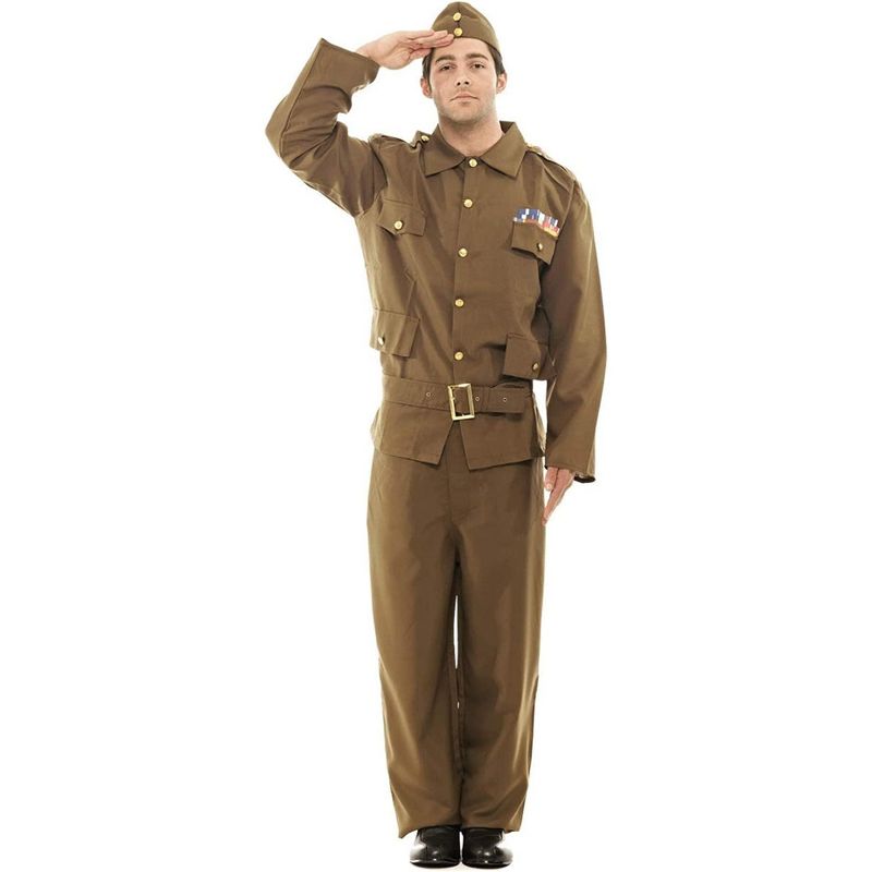 Home Guard Army Adult Costume One Size, 1 of 2