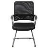 Mesh Back with Pewter Finish Guest Chair Black - Boss Office Products - image 3 of 4
