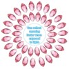 Unique Bargains Acrylic Horse Eye DIY Jewelry Craft Embellishments Marquise Gems 100 Pcs 0.59" x 0.28" - 4 of 4