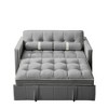 TiramisuBest Modern 55.5" Pull Out Sleep Sofa Bed 2 Seater Loveseats Sofa Couch with side pockets, Modular Sectional Sofa with Storage, Side - 4 of 4