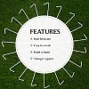 Tent Stakes Heavy Duty Metal, Galvanized Rust-Free Yard Stakes, Garden Edging Fence Hook | Tent Stakes Metal for Outdoor Camping, Tent Pegs - 4 of 4