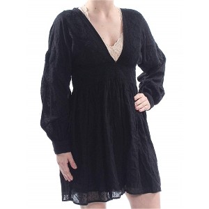 Free People Womens Sugarpie A-line Dress, Black, Medium - 1 of 1